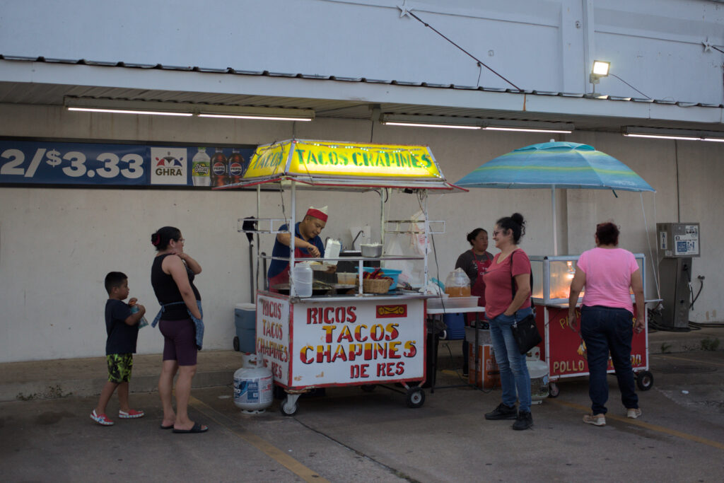 Rico's Taco stand in Bryan, TX